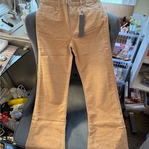Tractr Tan Boot Cut Flare Pants